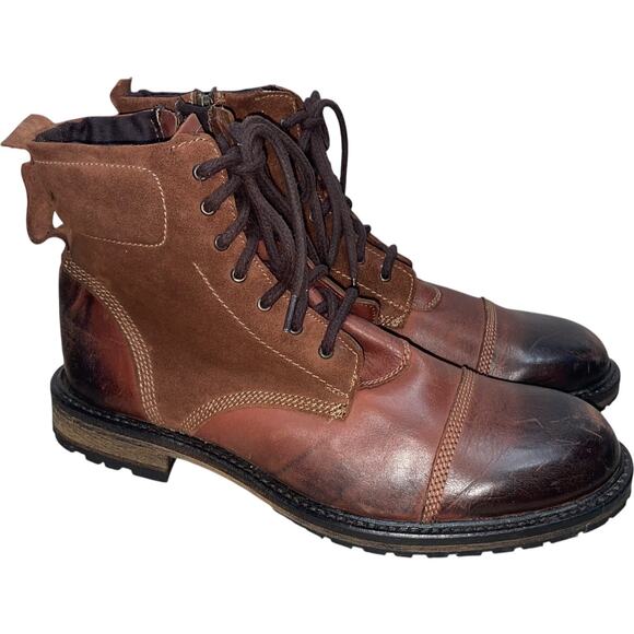 GBX Original Brown Leather Ankle Boots     Size: 11 M - Picture 1 of 8